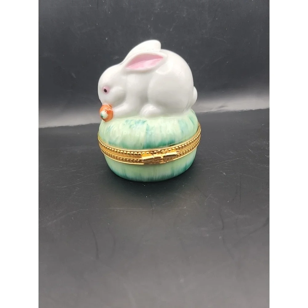 Takahashi Bunny Enesco Decorative Trinket Boxes Hinge Teapots & Champagne Party!